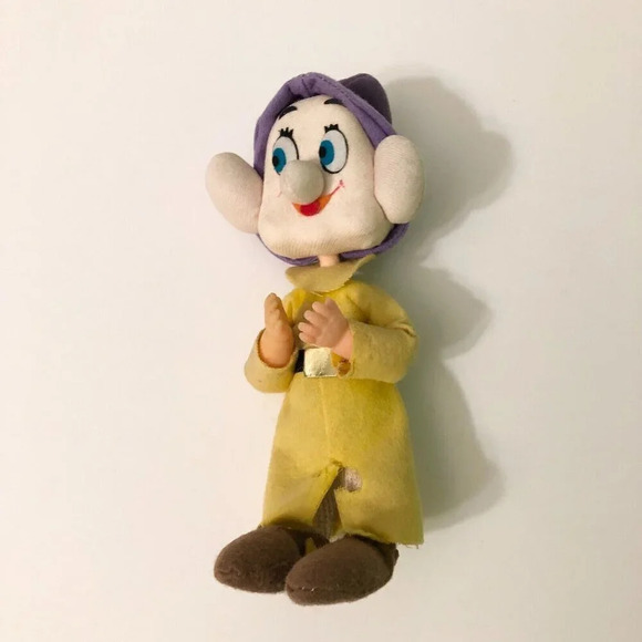 Vtg 1960s Gund Gunderful Creation Disney Snow White Dwarf Dopey Missing Tag - Picture 9 of 16